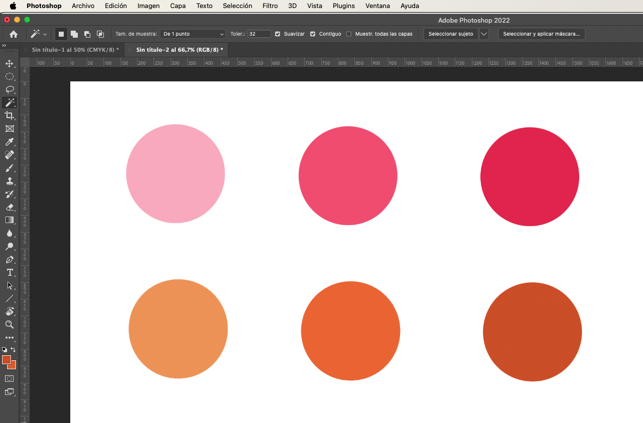 4. práctica con modos de color