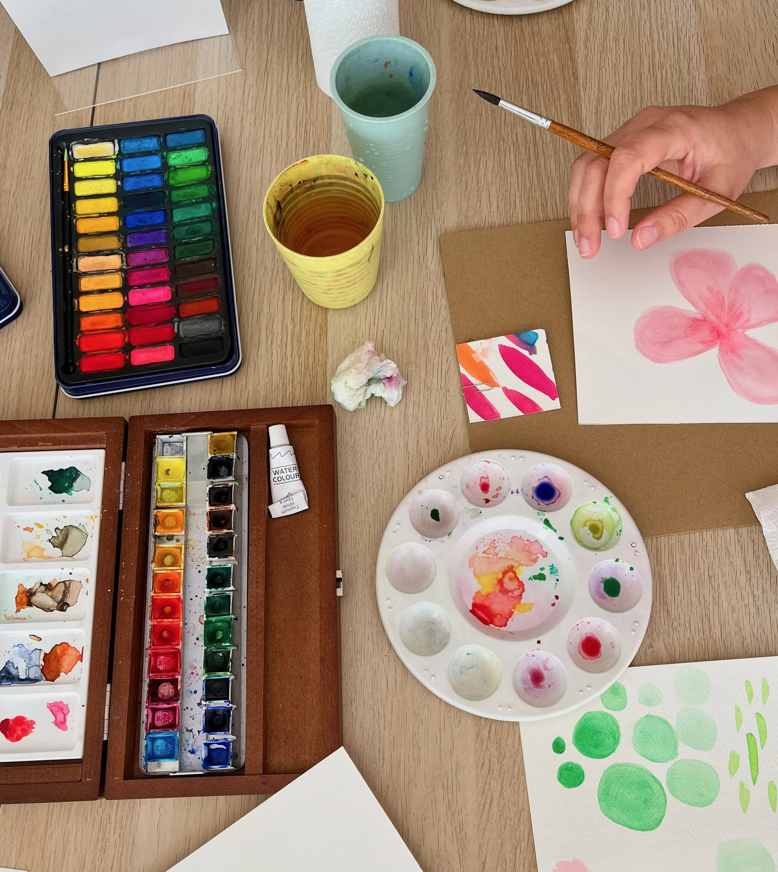 Iniciación a la acuarela: Crea un paisaje onírico