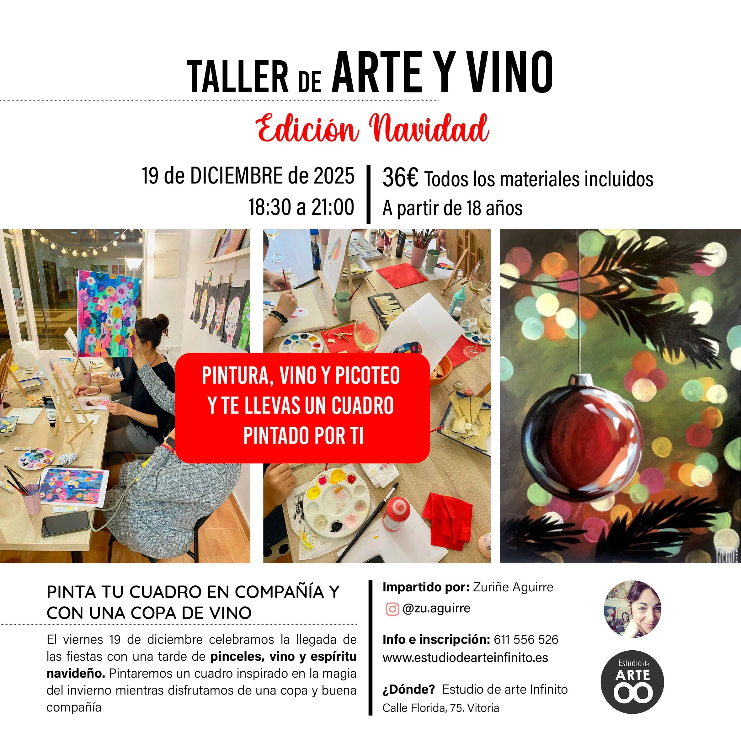 TALLER DE ARTE Y VINO