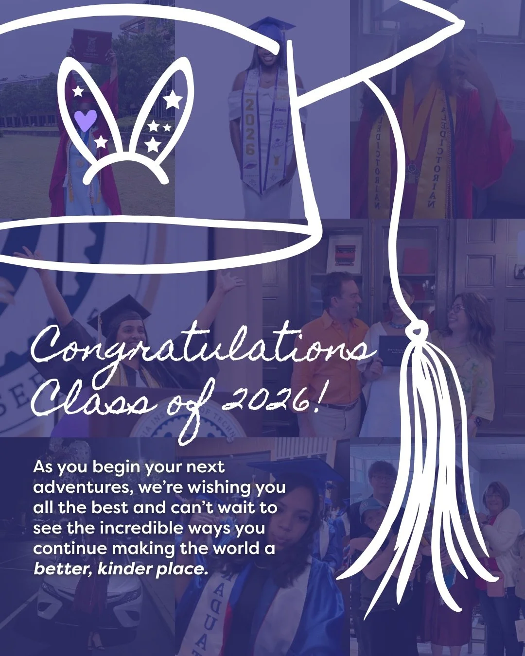 Congratulations Class of 2026! 🎓🎉

We are so proud of you and all that you&rsquo;ve accomplished. As you begin your next adventures, we&rsquo;re wishing you all the best and can&rsquo;t wait to see the incredible ways you continue making the world 