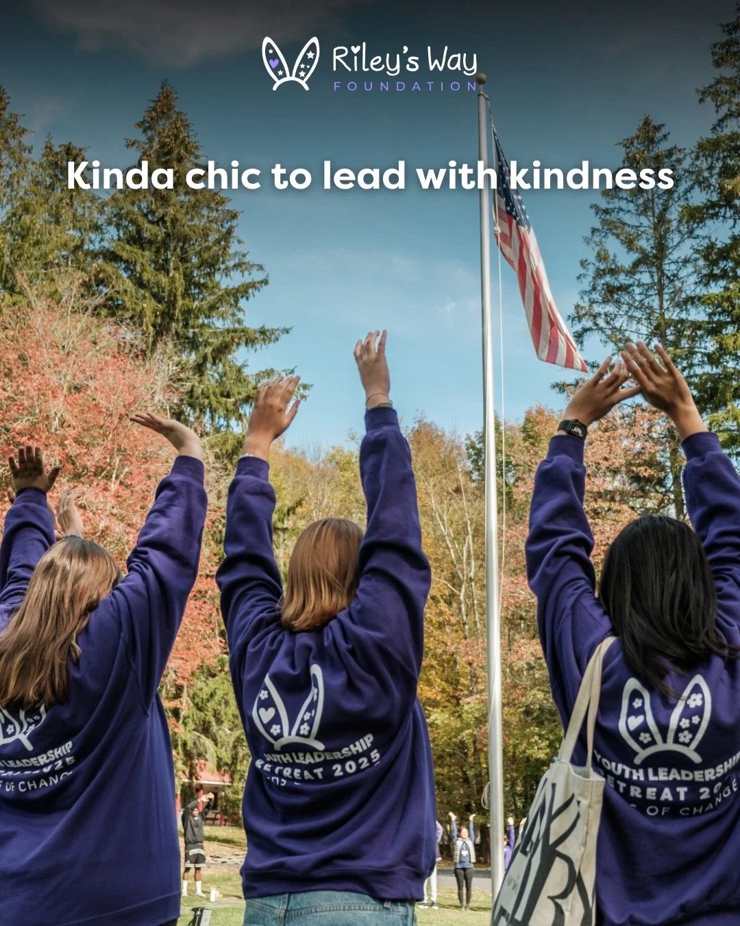 Kinda chic to be a part of Riley&rsquo;s Way ✨💜

#kindachic #kindness #empathy #community #leadership