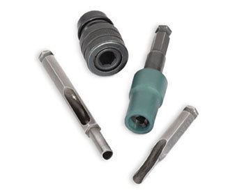 Cartridge chamfering tools and cutters for woodworking