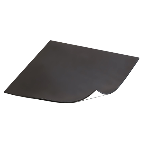 black sheet of paper with curved edge