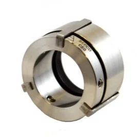 Metal shaft coupling with locking mechanism