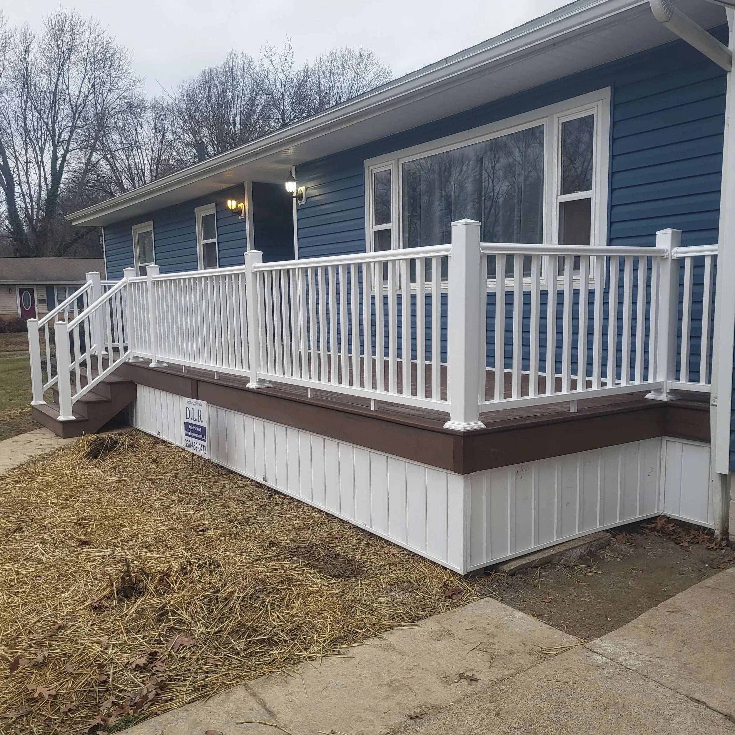 Front Entrance Porch Construction