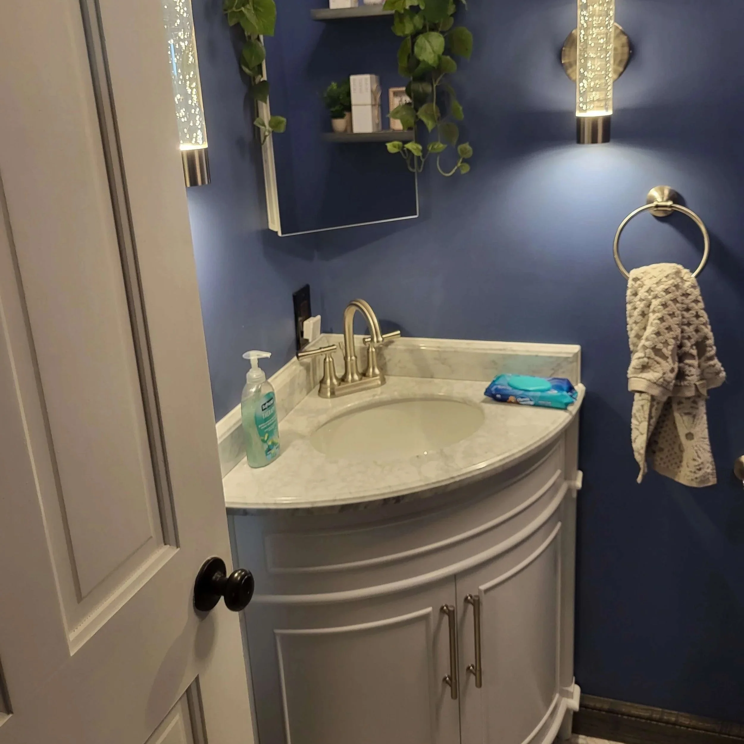 Lighting & Aesthetic Half-Bath