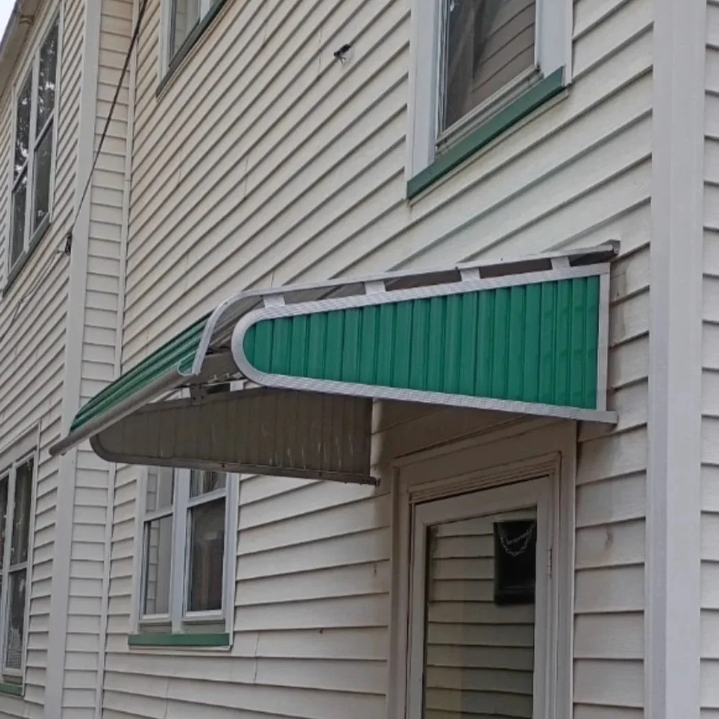 Metal Awning Replacement – Perfect Style &amp; Color Match for Side Entrance