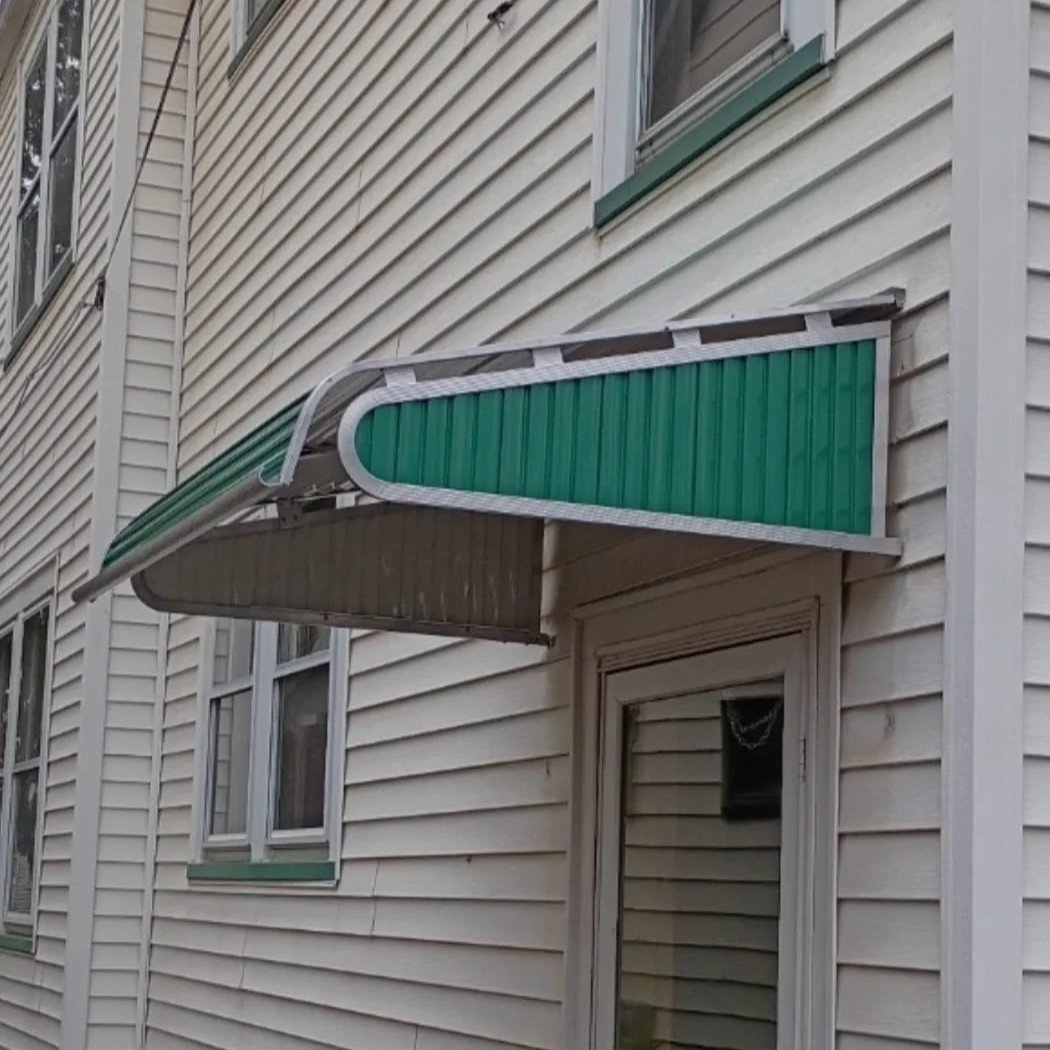 Precision Color-Matched Metal Awning Detail