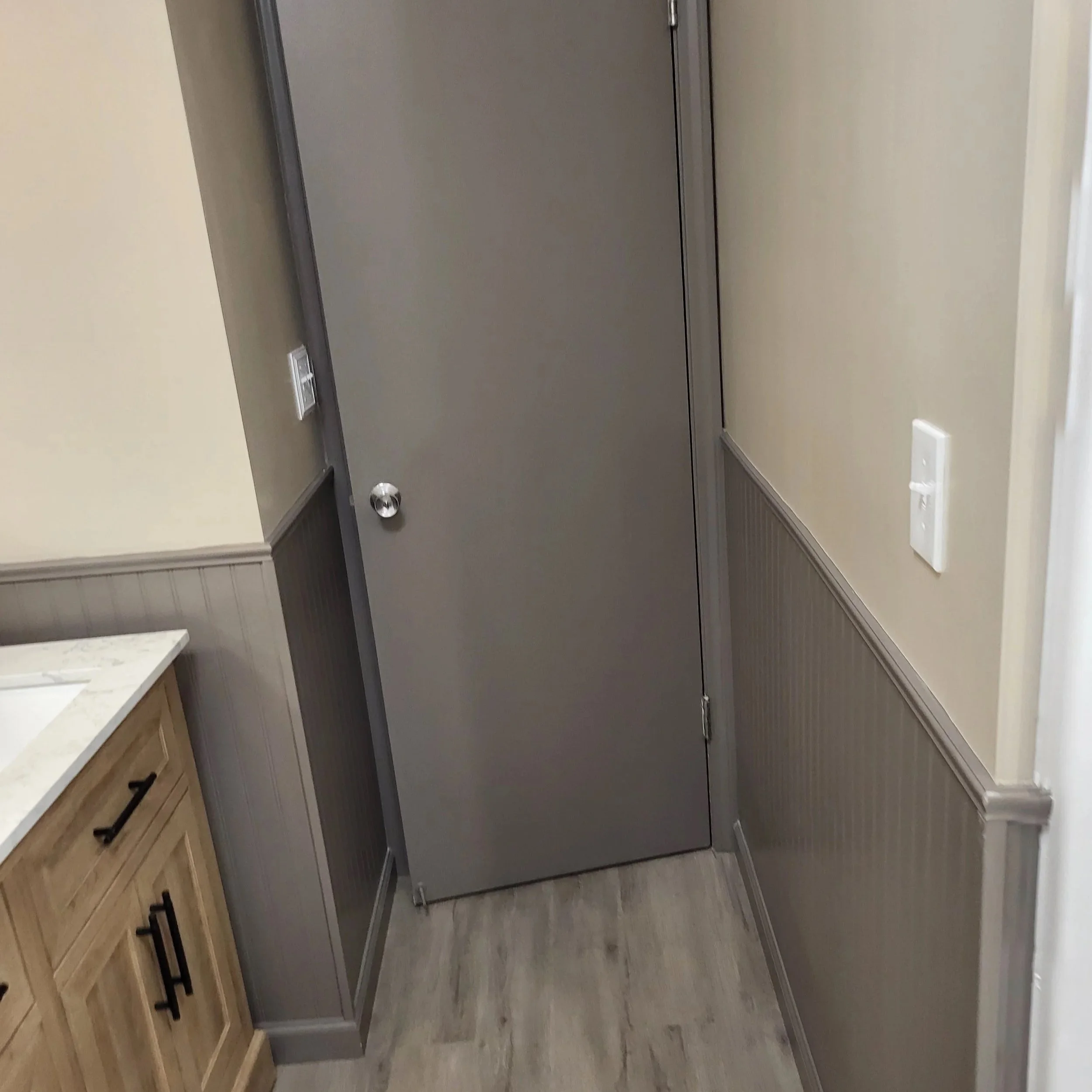 Completed Modern Bathroom Remodel in Northeast, Ohio