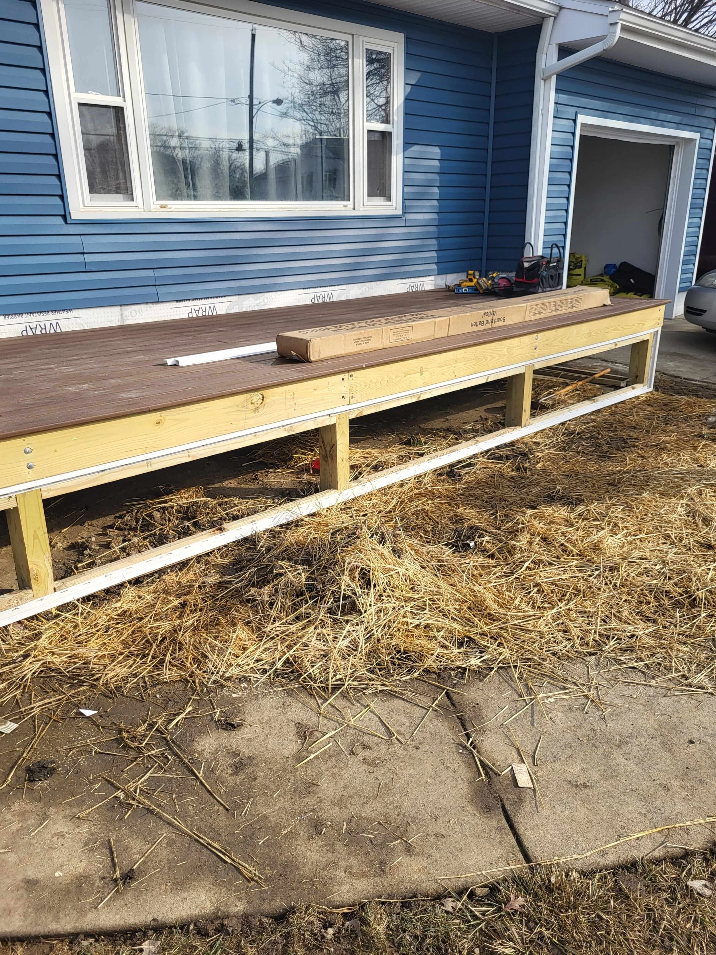 Deck Framing with 4x4 Posts and Rim Board