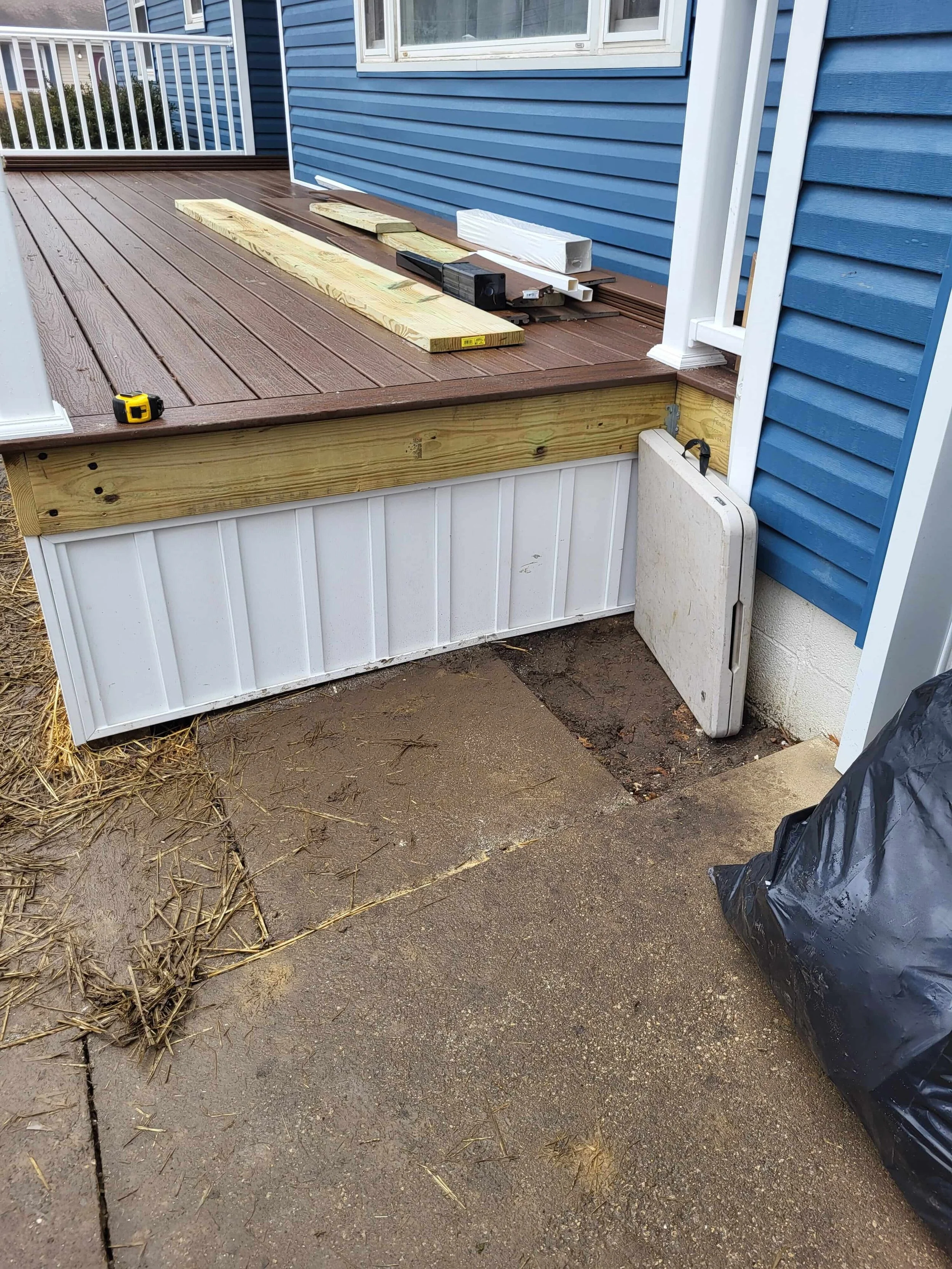 Custom Wood Skirting and Trim Detail