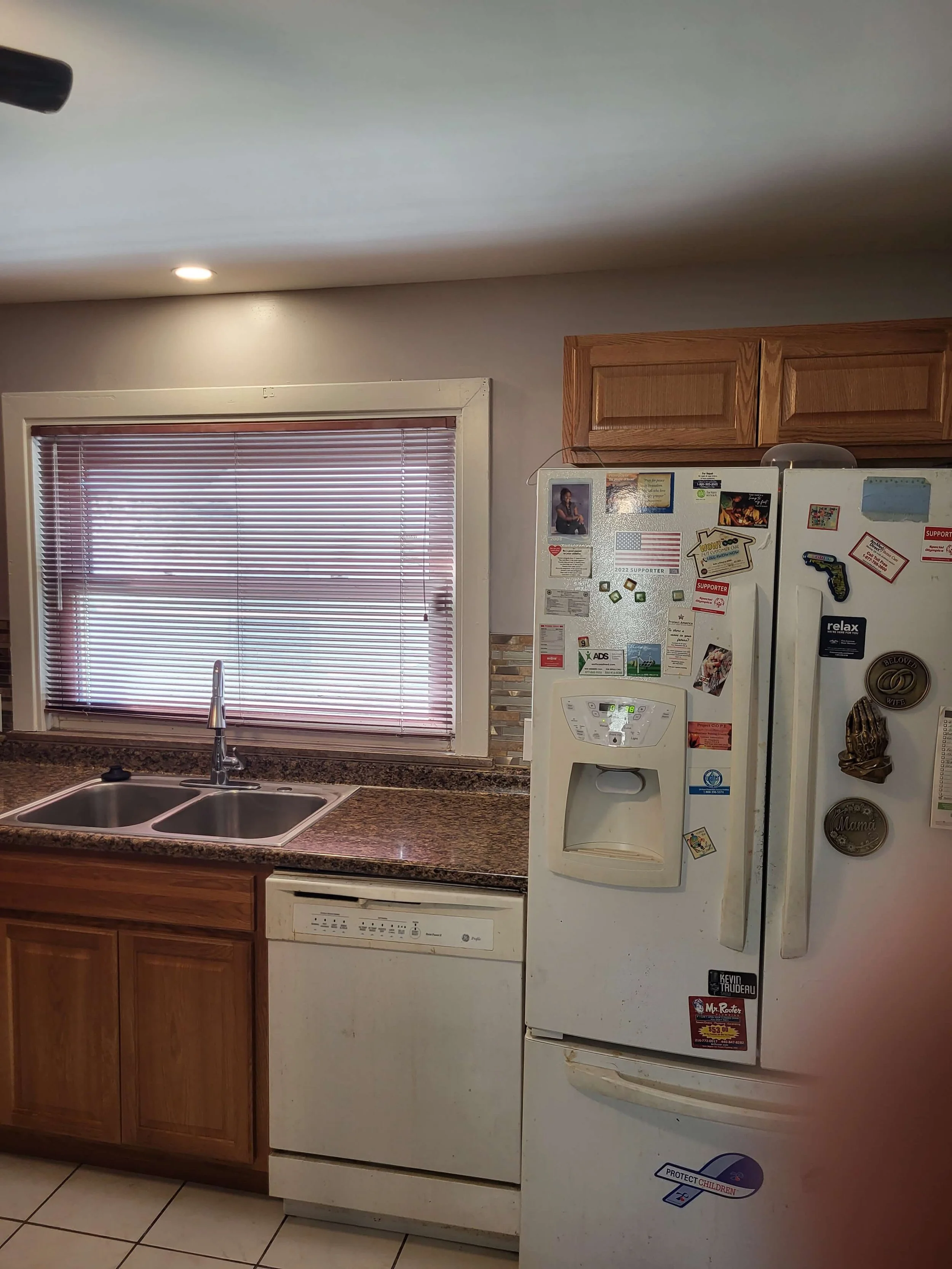 Recessed Lighting Installed Over Kitchen Sink