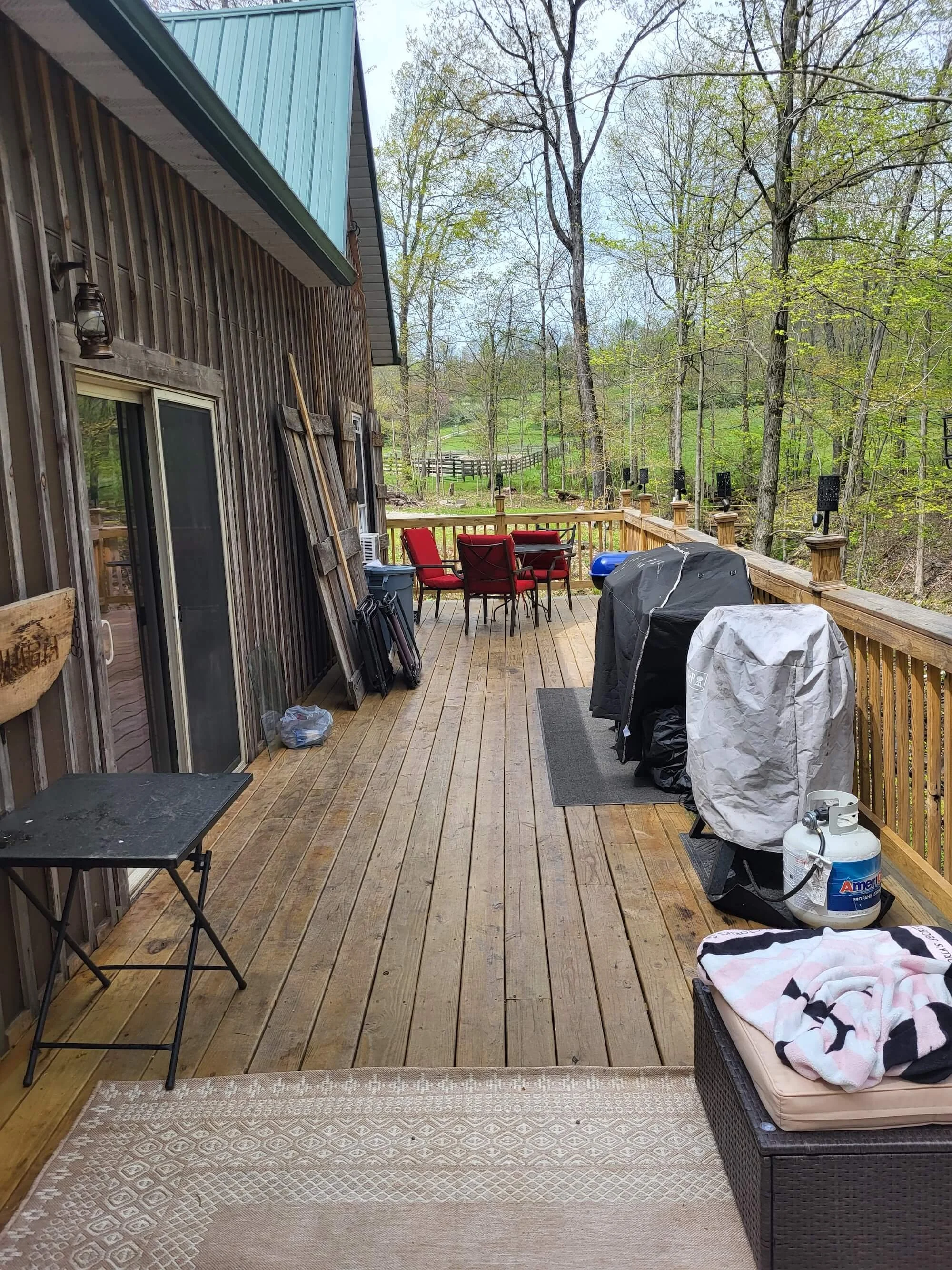 Side Angle of Elevated Deck