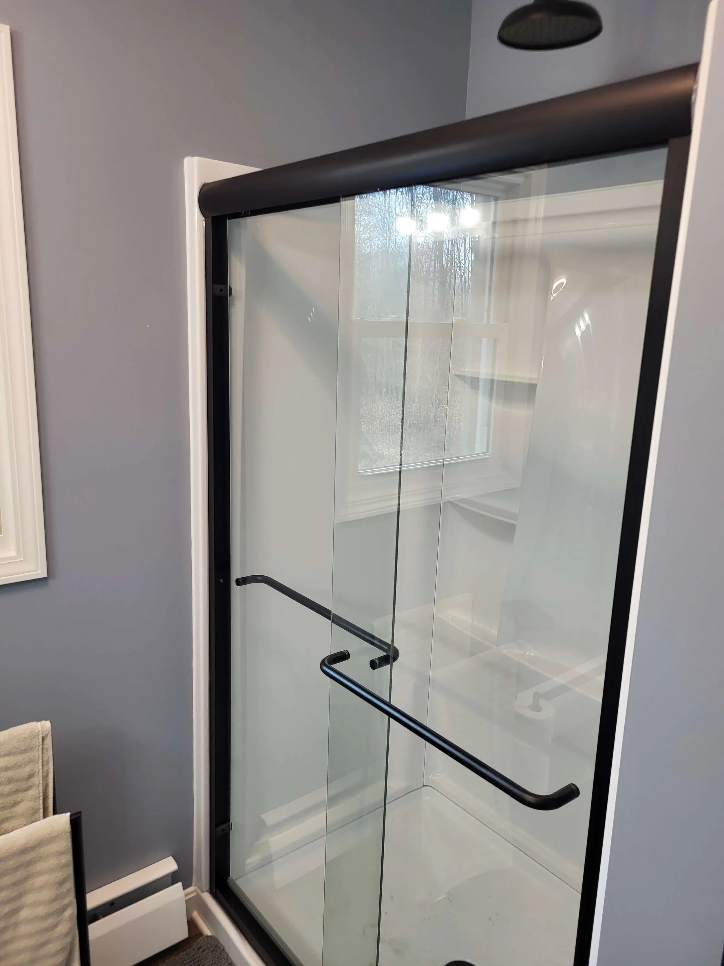 Frameless Glass Walk-In Shower Remodel