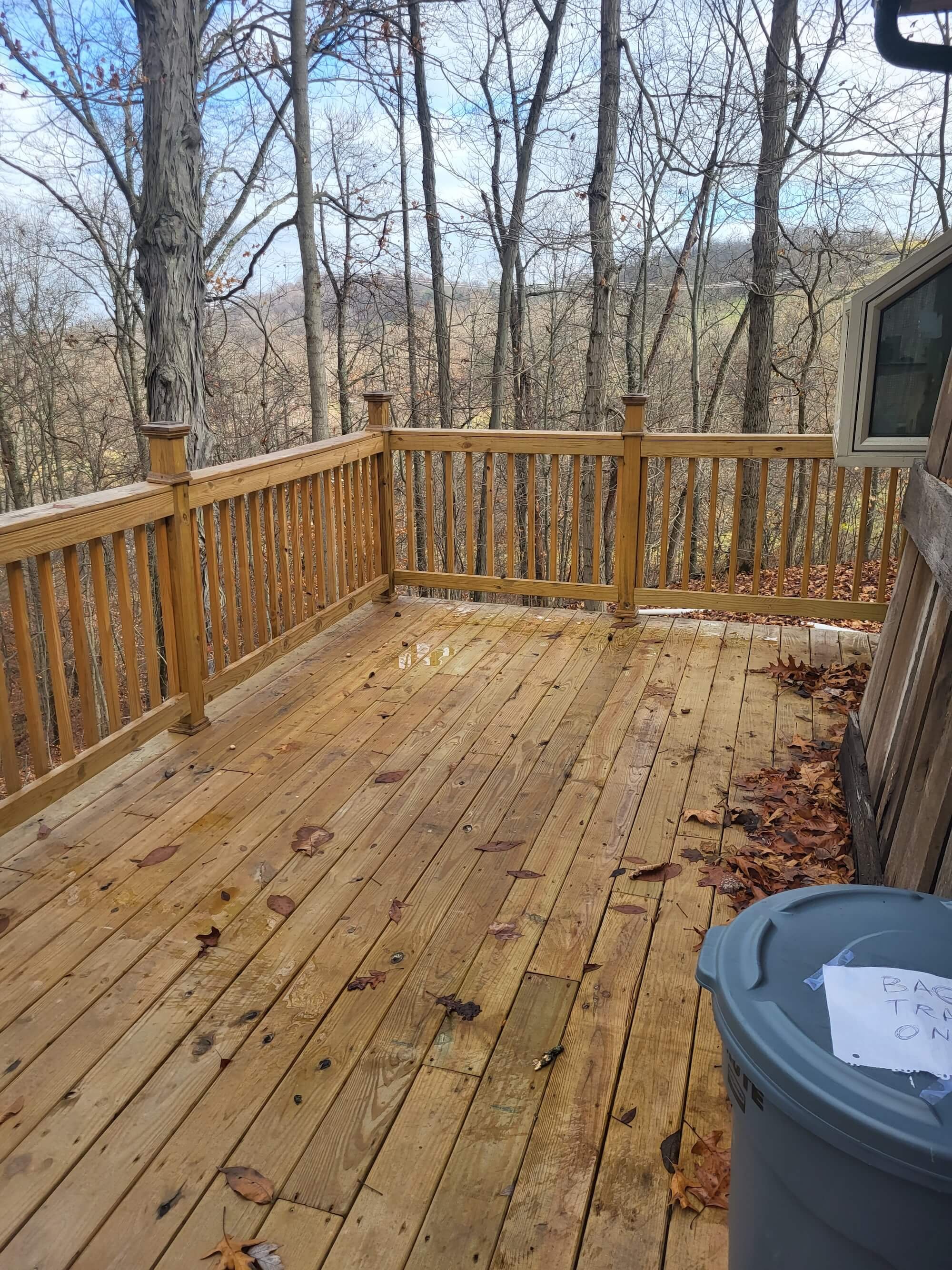 Custom Cedar Deck Build by DLR