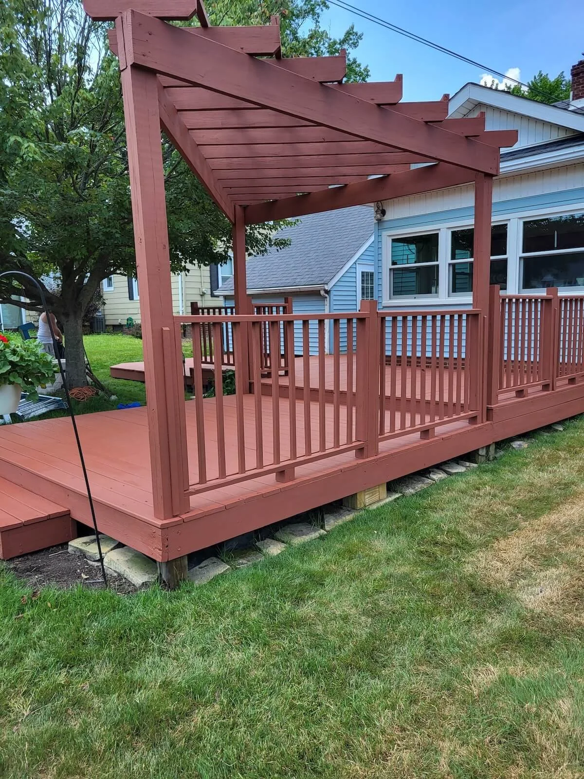 Restored Custom Wood Pergola