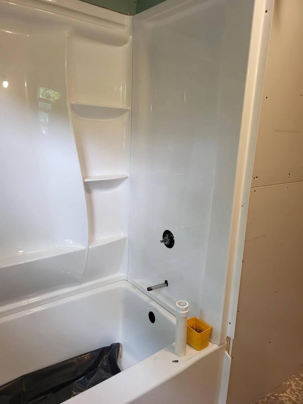 New Bathtub and Shower Valve Rough-In