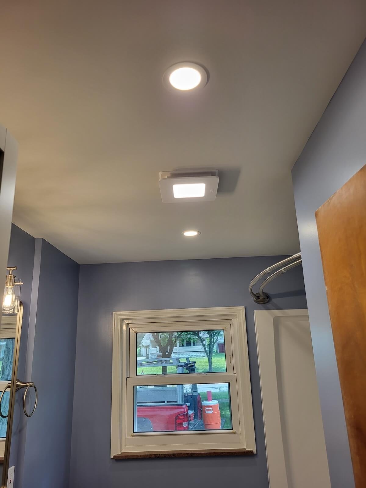 New Ventilation and Recessed Ceiling Lighting