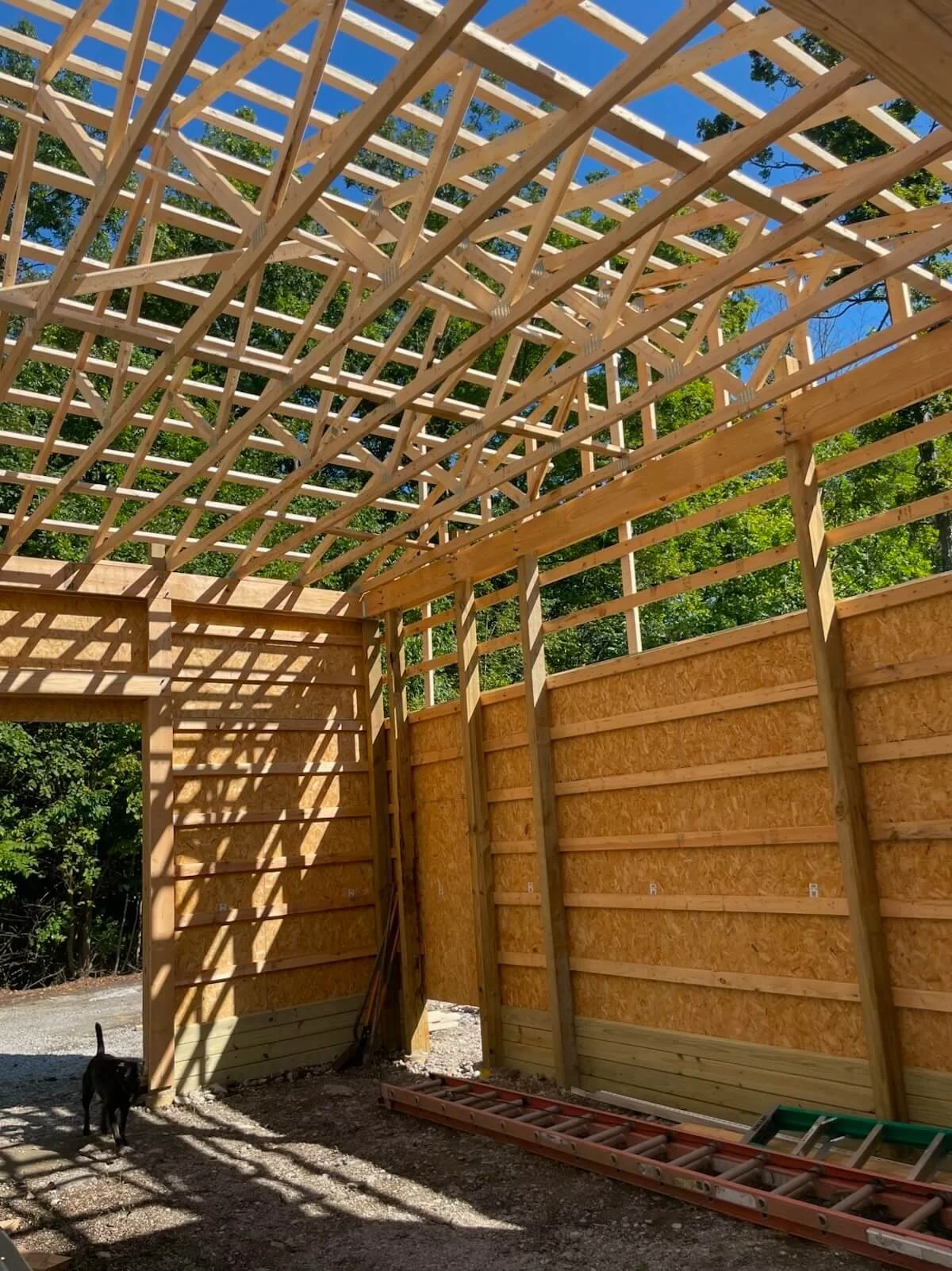 Engineered Roof Trusses Fully Secured