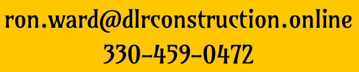 DLR Construction Contact Card with email address and phone number