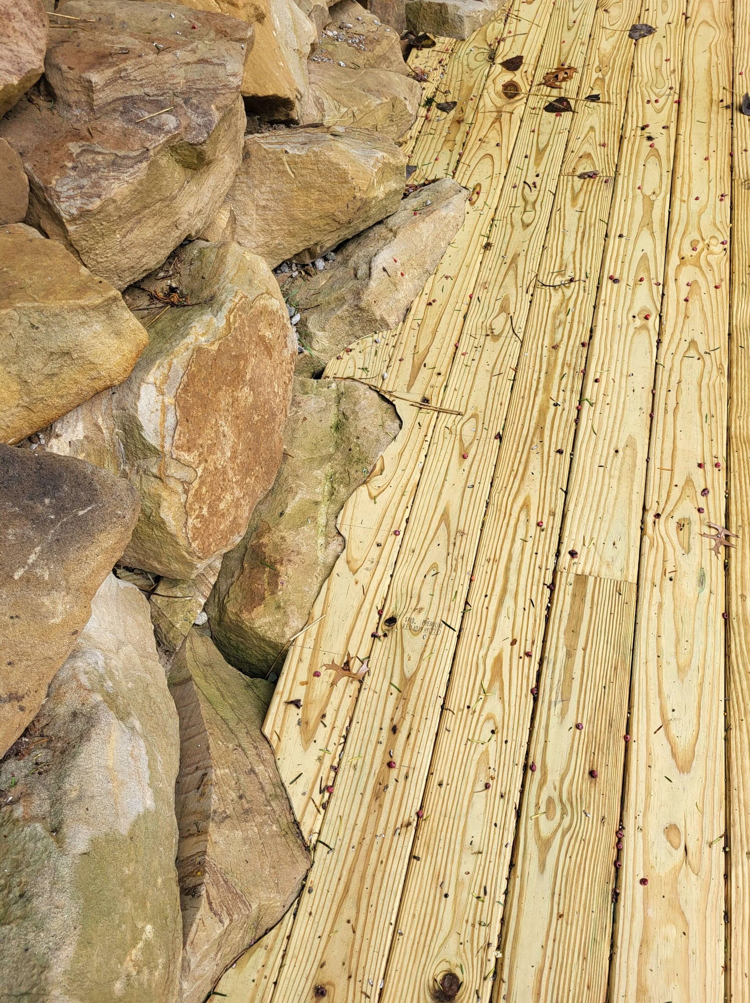 Custom Rock-Deck Construction