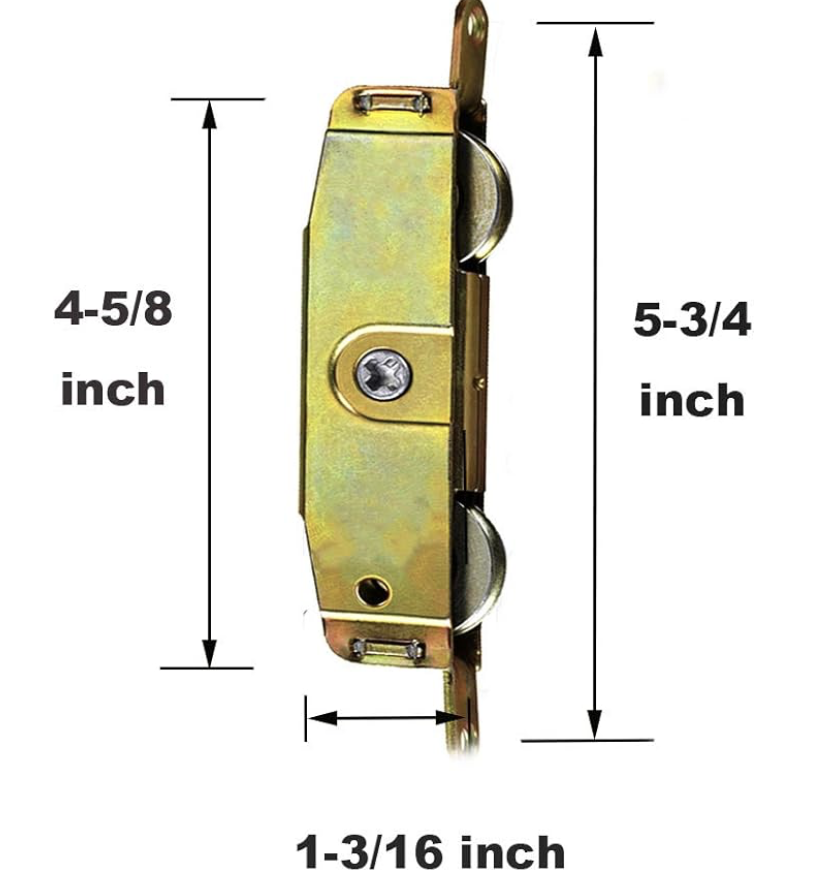 Patio door rollers replacement parts