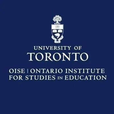 University of Toronto logo with crest and text for the Ontario Institute for Studies in Education on a dark blue background.