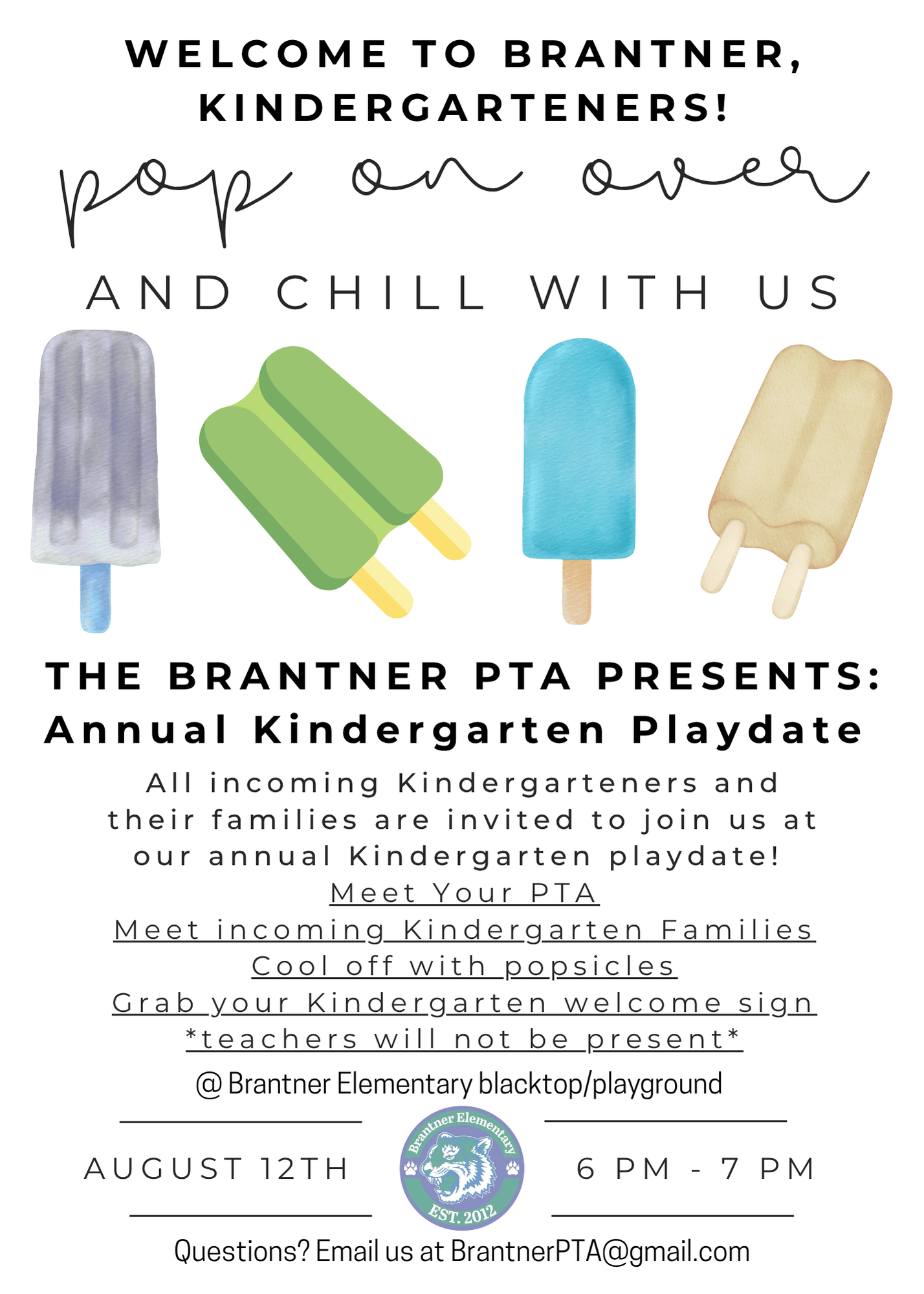 Incoming Kindergarten Playdate