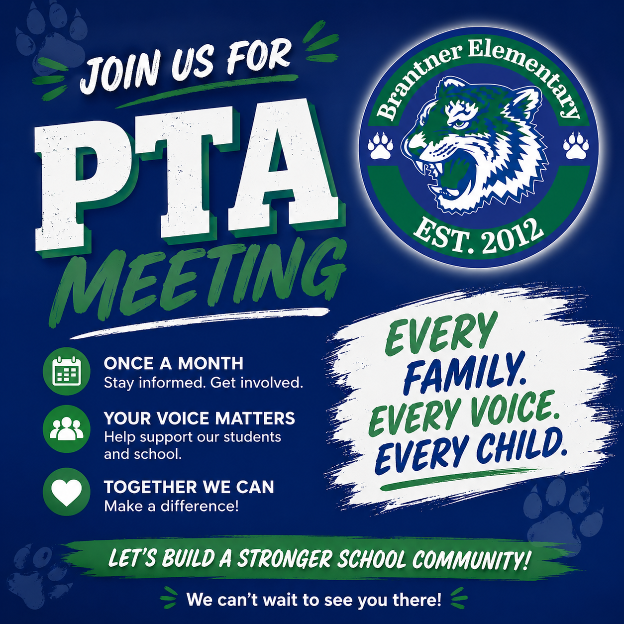 PTA Meeting!