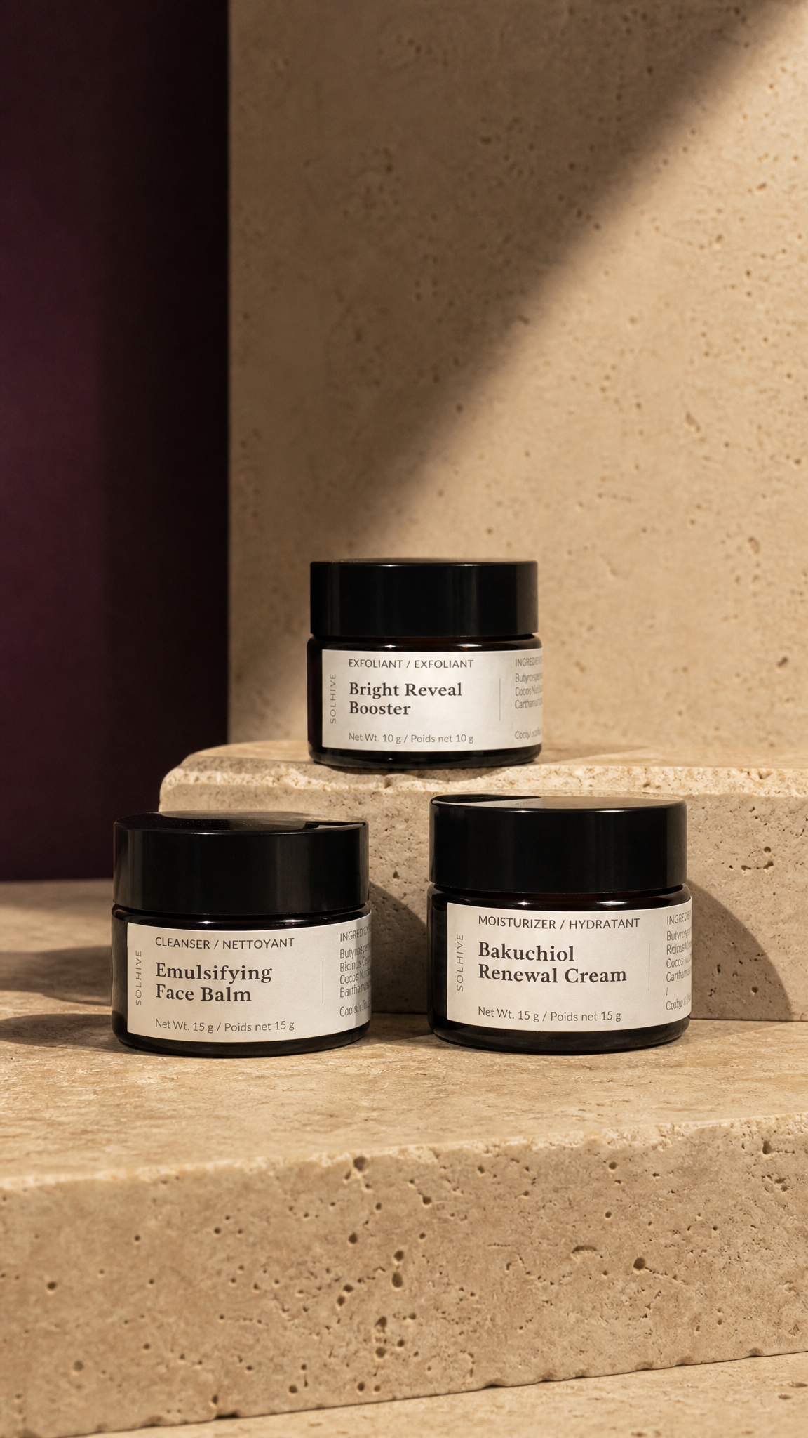 The Travel Trio - Three essentials. Made small.