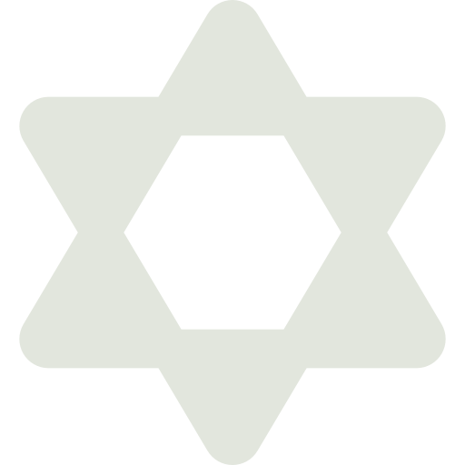 Star of David symbol with a hexagon in the center.