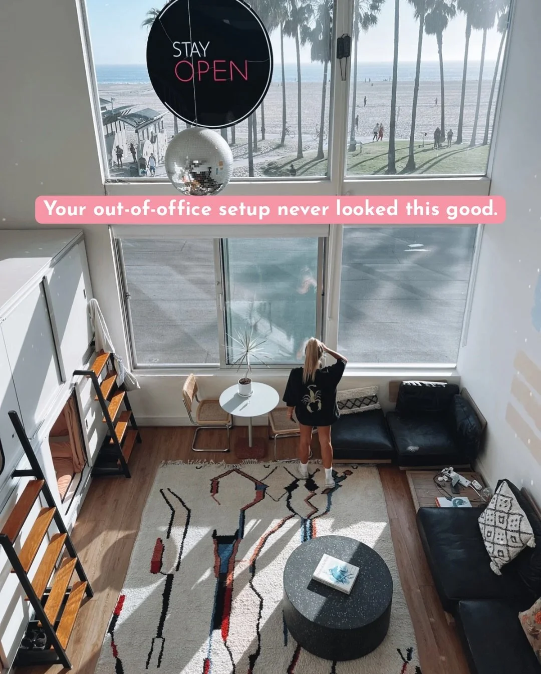 Are you ready to log in from Venice Beach? 🌴

stayopen.com

#StayOpen #VeniceBeach #coworking