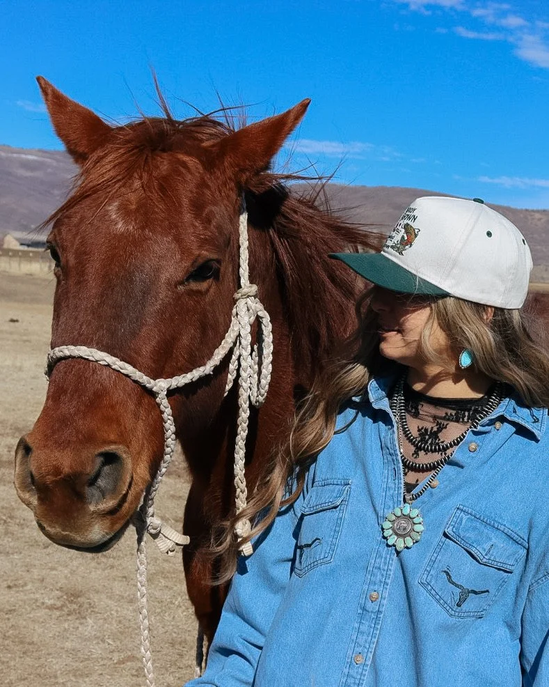 light wash denim button up