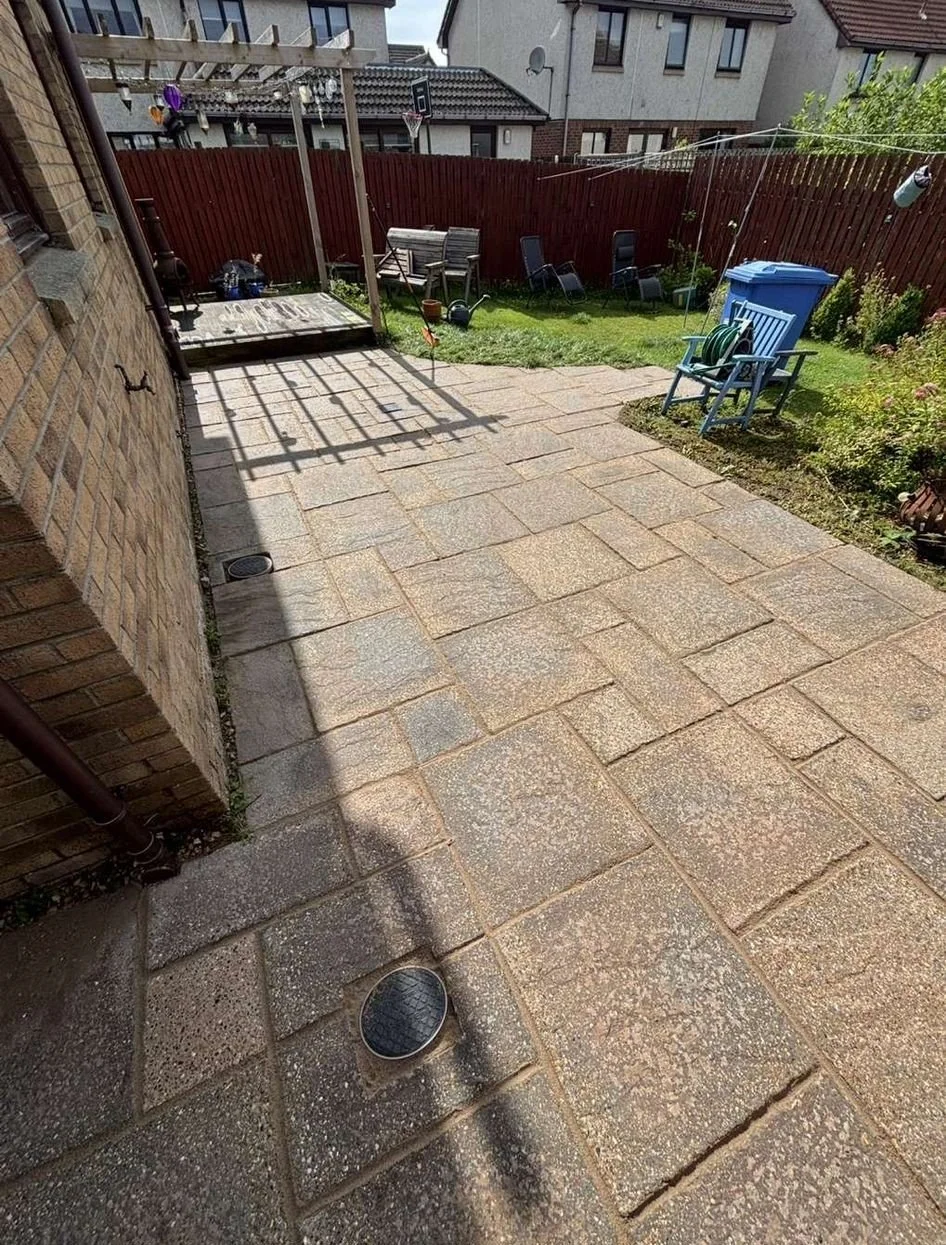Patio Cleaning Results