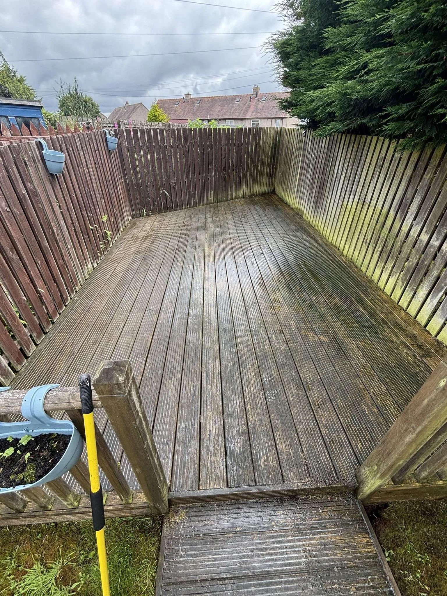Decking Before