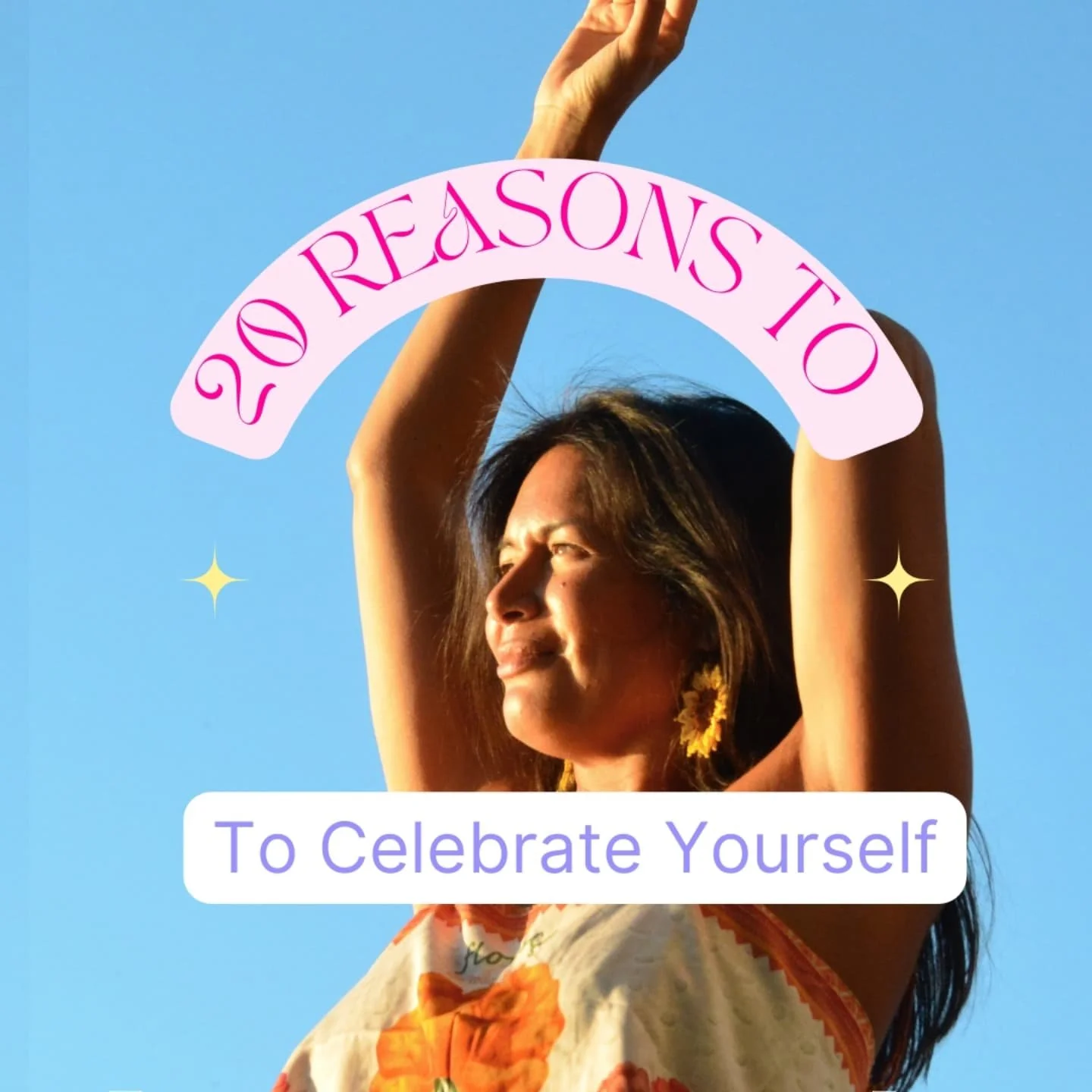 ✨ 20 Reasons to Celebrate Yourself ✨

When was the last time you celebrated you?
Not because something &ldquo;big&rdquo; happened&hellip; but because you are here, showing up, growing, and navigating life in your own way.

This practice doesn&rsquo;t