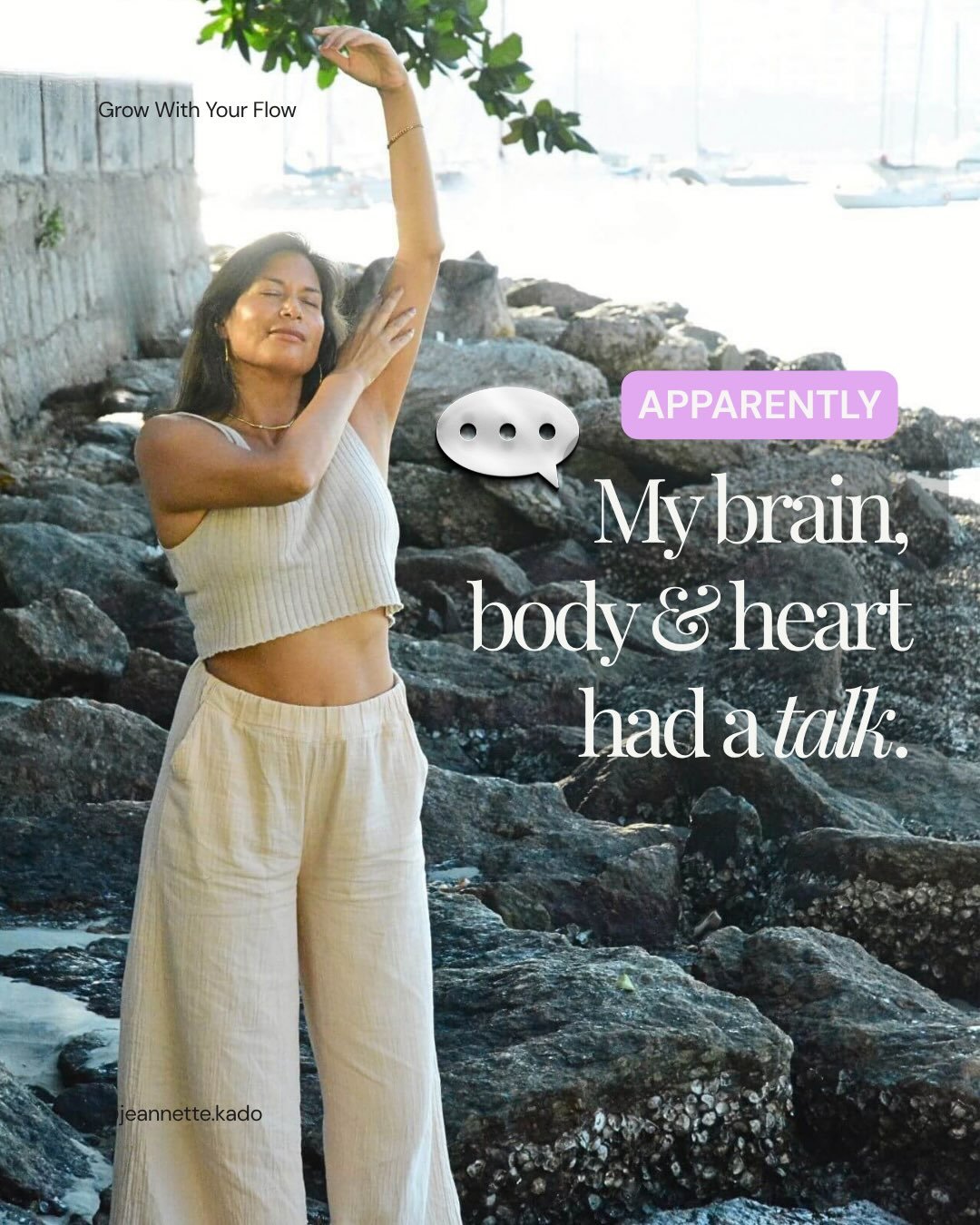Introducing my signature space: 

The Shamanic Self-Love Journey. 💜

I never sat down and thought: What could I invent?
My body kept asking for things. My heart joined the conversation. And eventually my brain helped me turn all of it into a space I