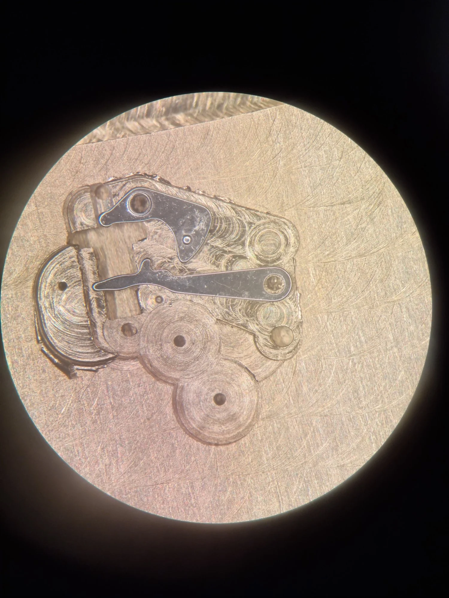 Testing of winding/setting mechanism
