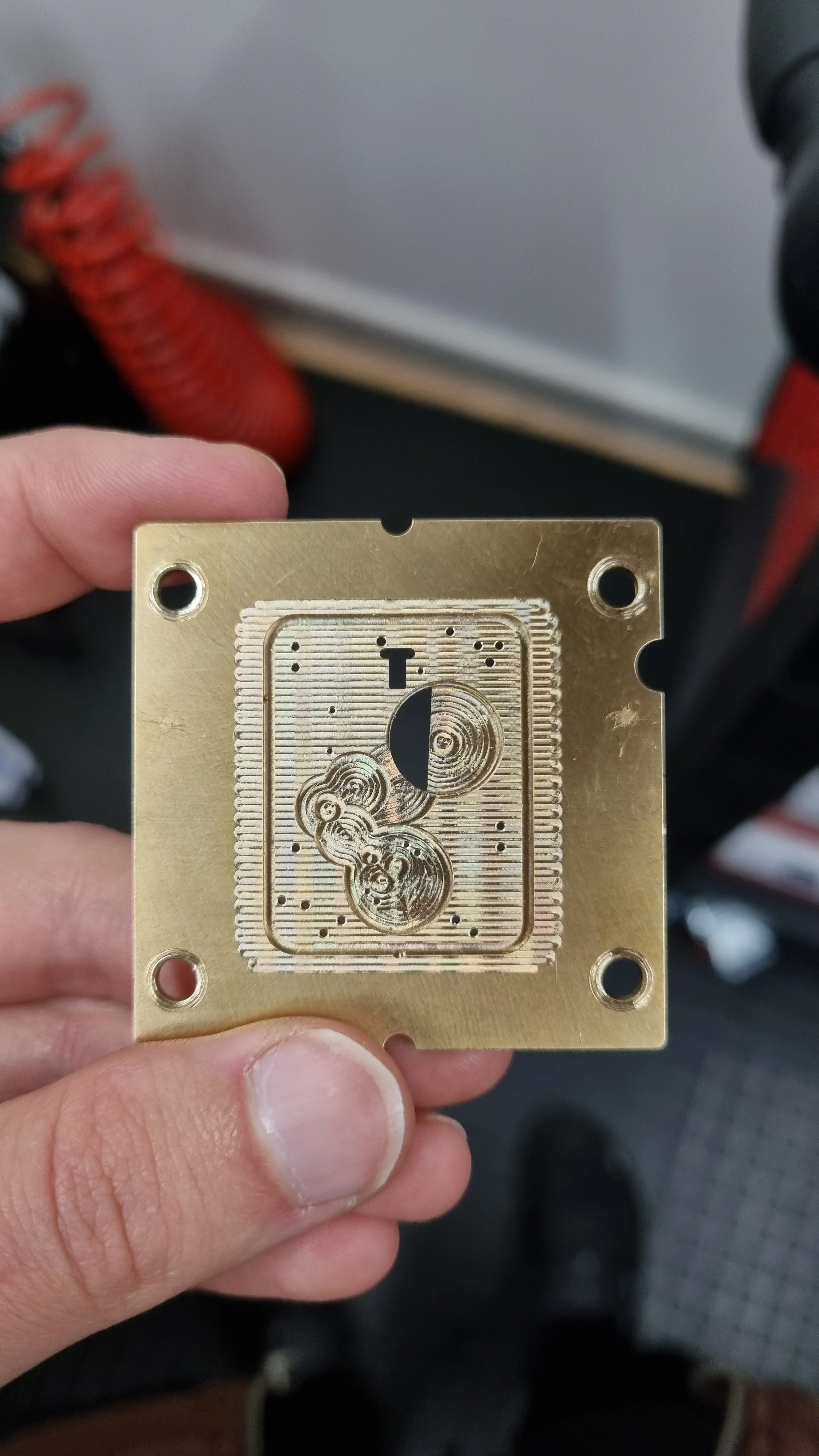 Mainplate after machining