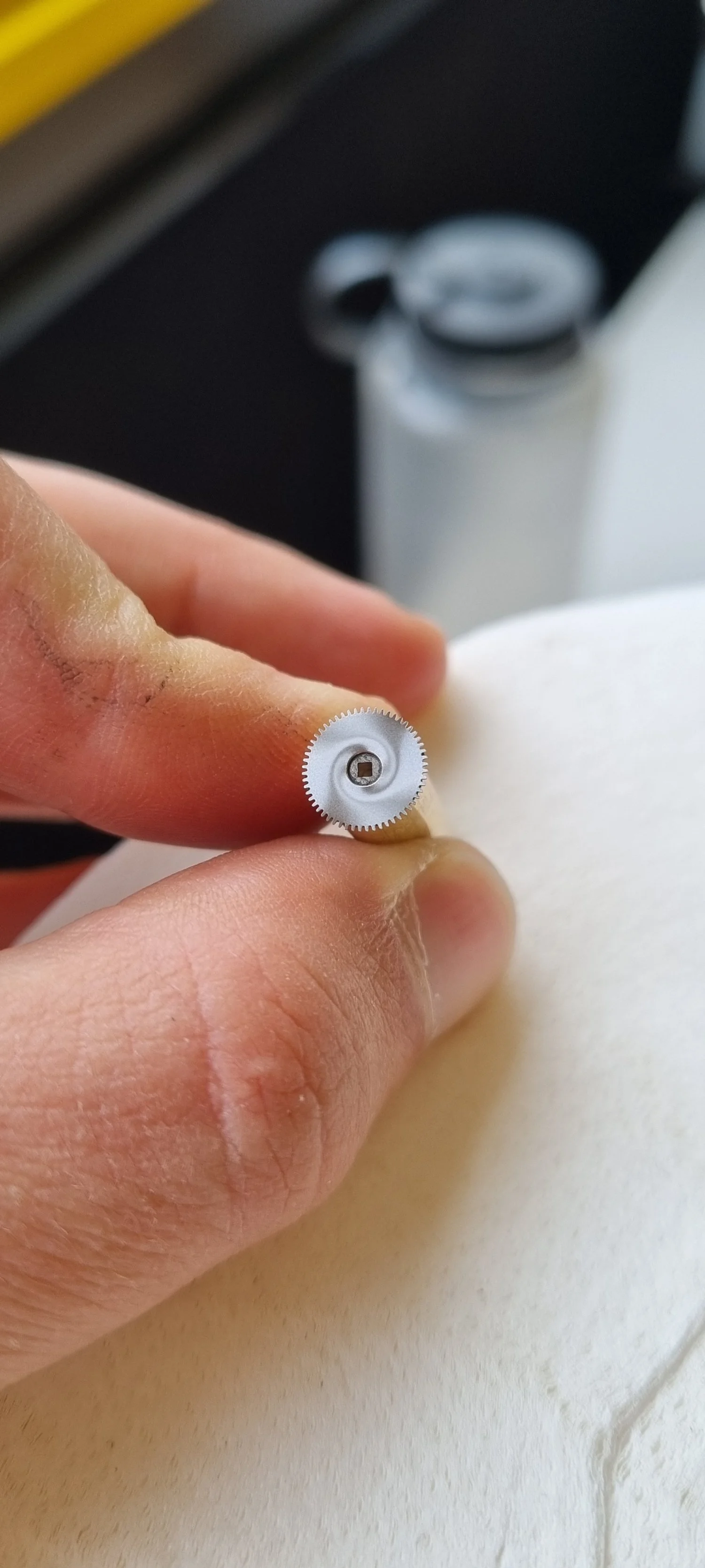 Ratchet wheel finishing