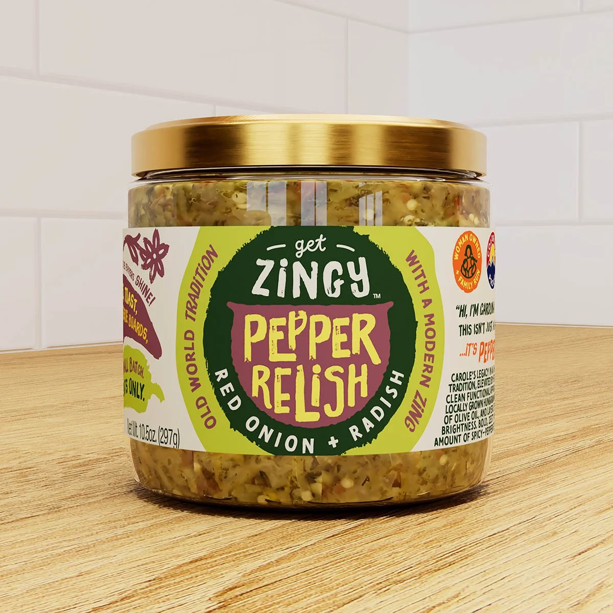 Red Onion + Radish Pepper Relish