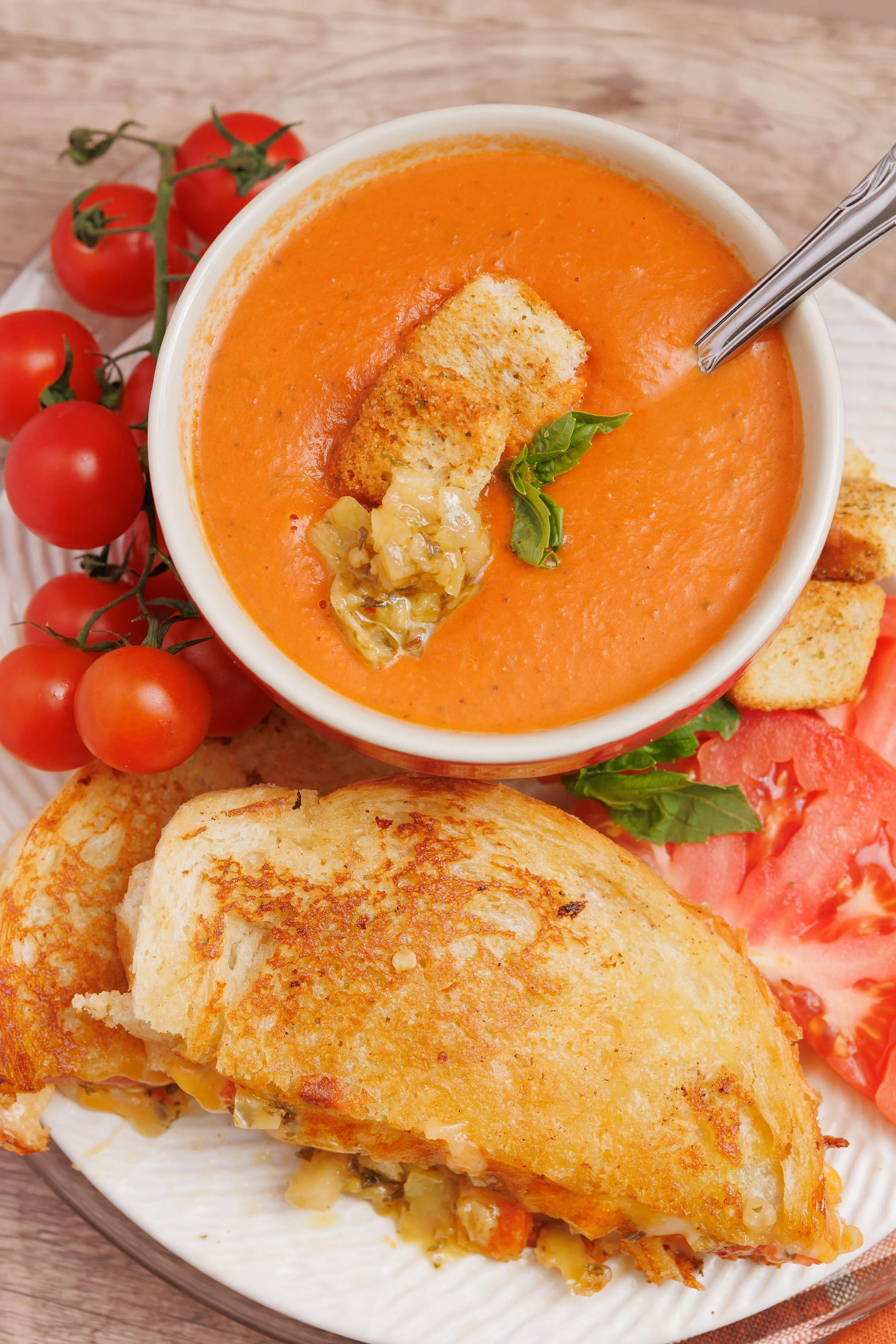 Tomato Bisque + Grilled Cheese