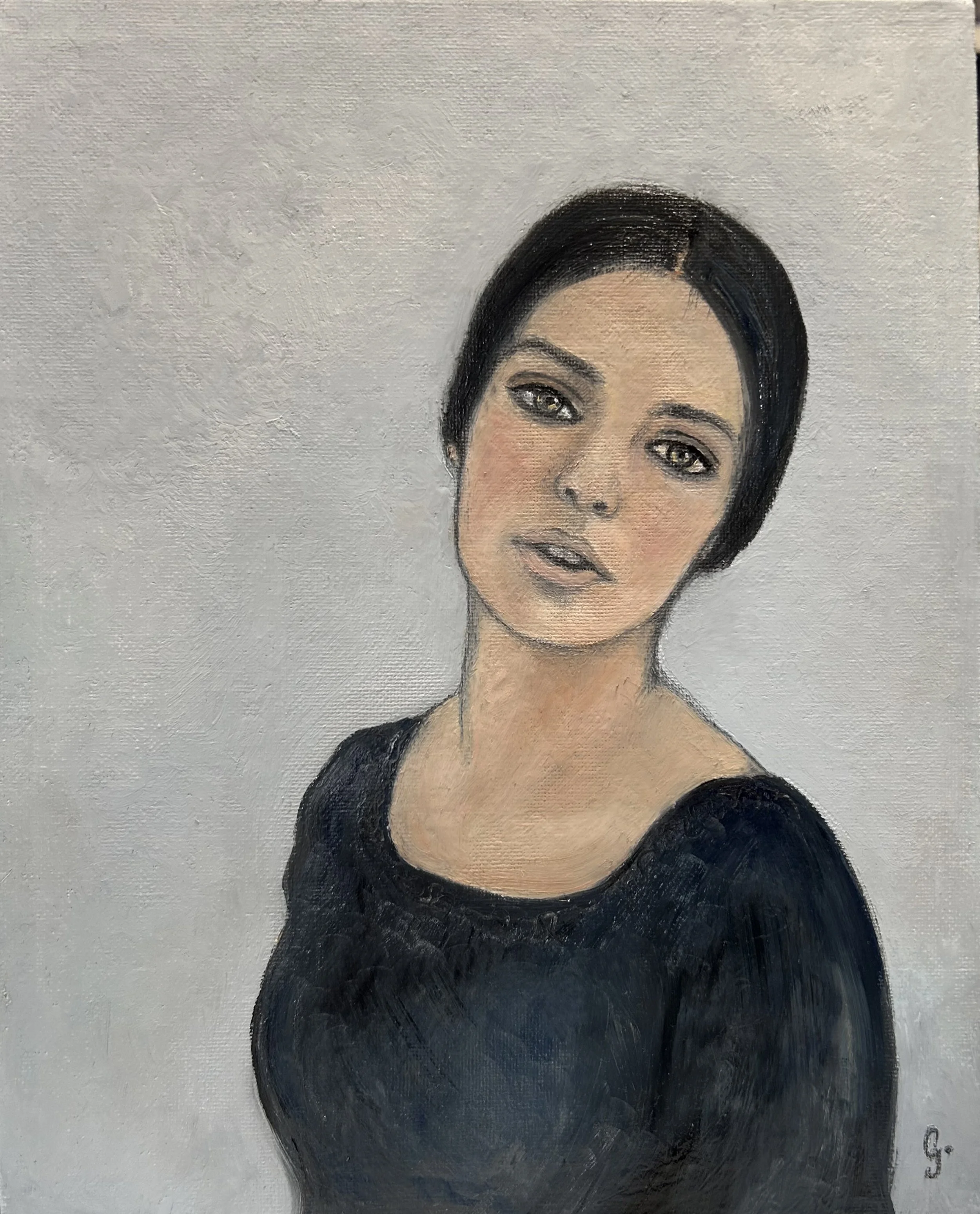 portrait de femme aux grand yeux