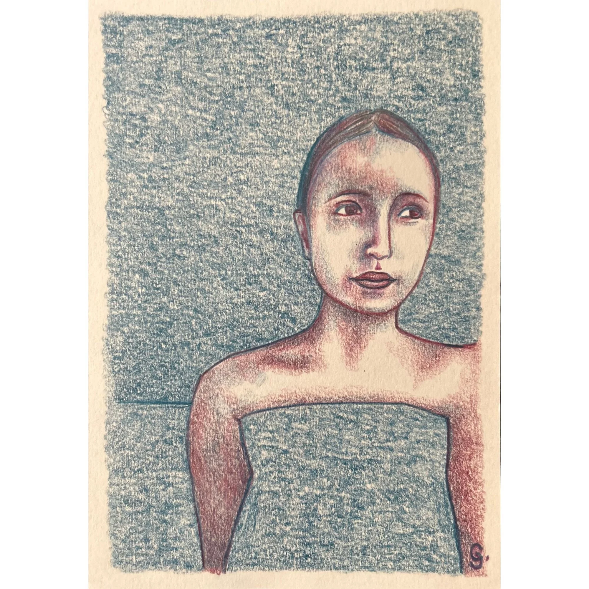 Baigneuse - 14,8x21cm