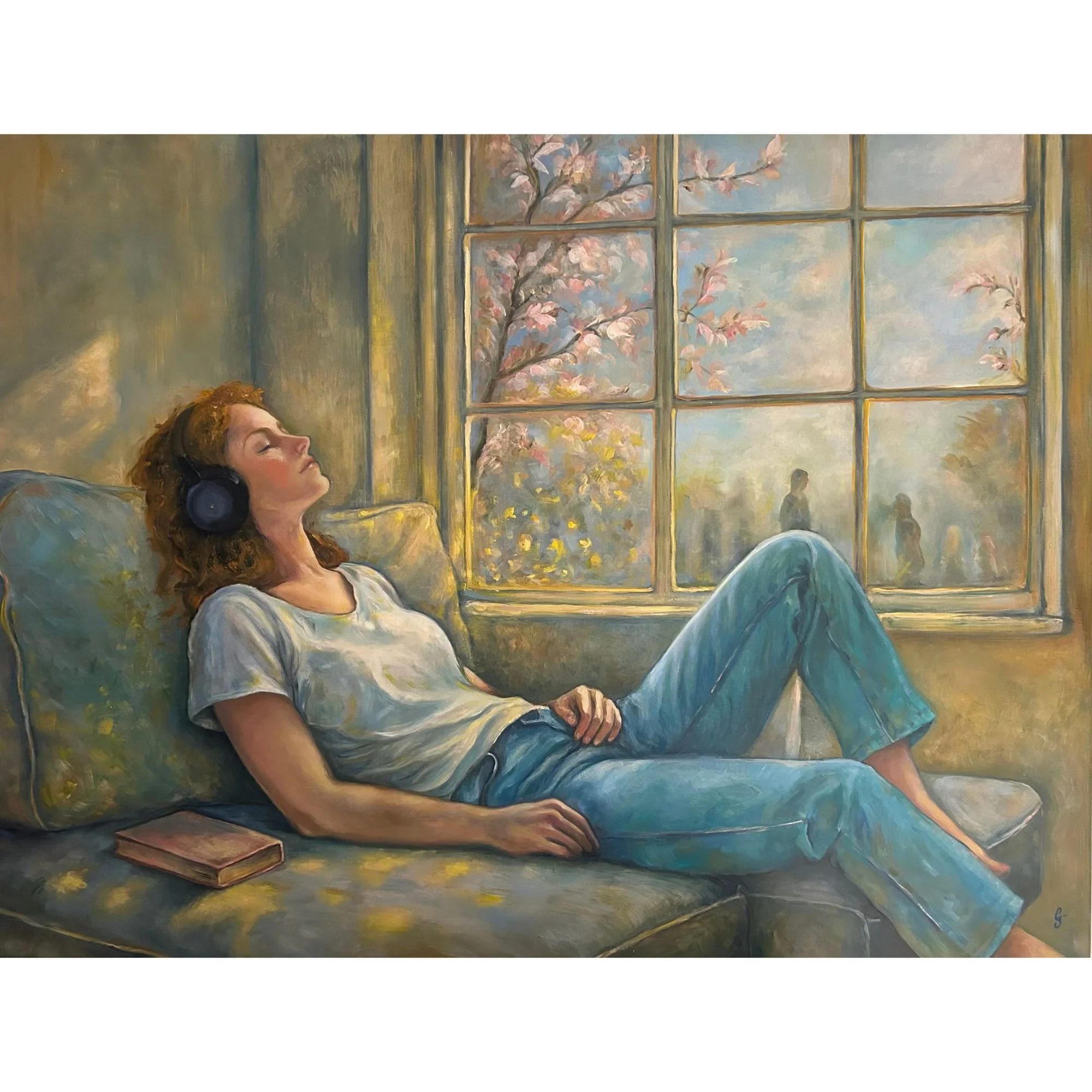 La fête (autisme) - 60x80cm