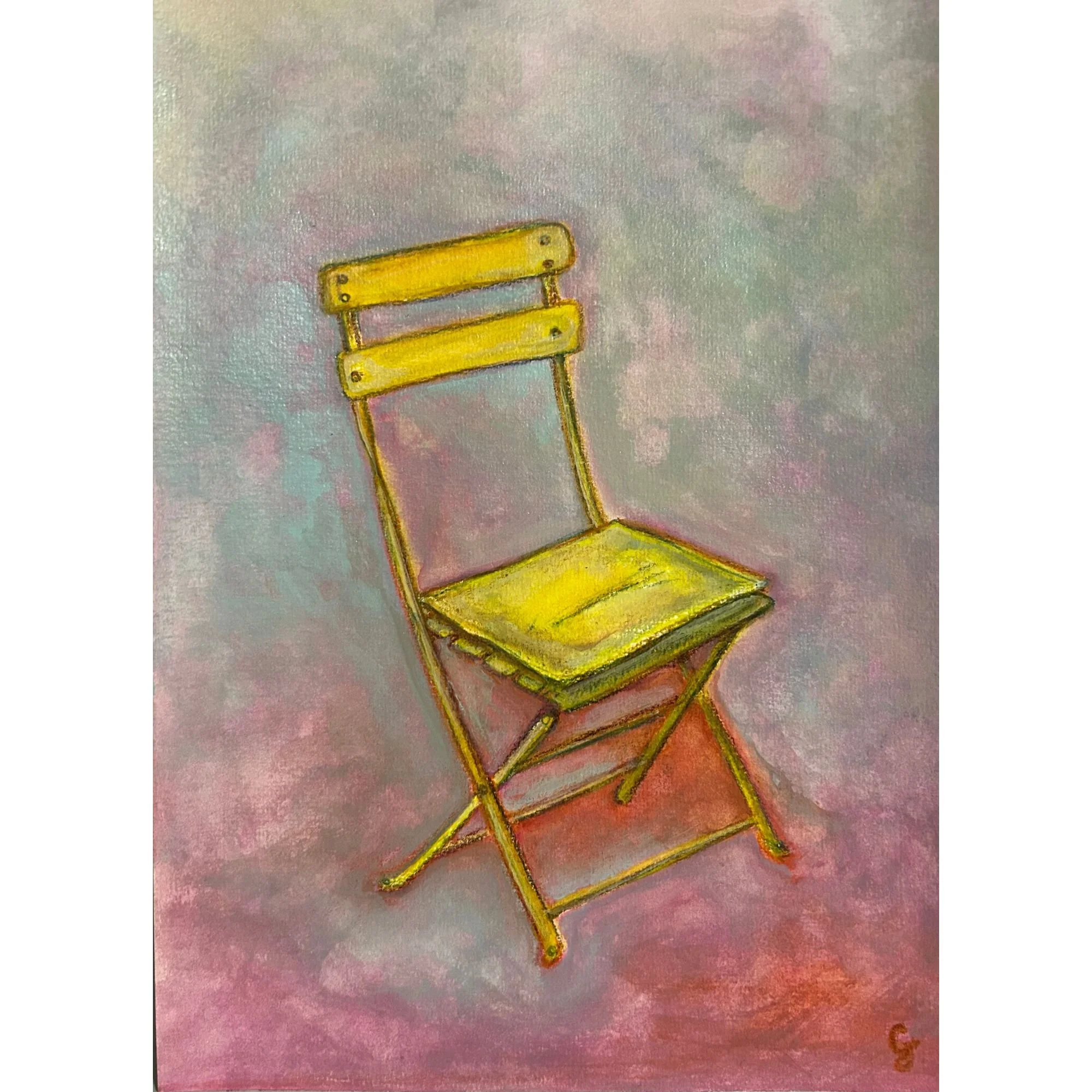 La chaise soleil - A4 21x29,7cm