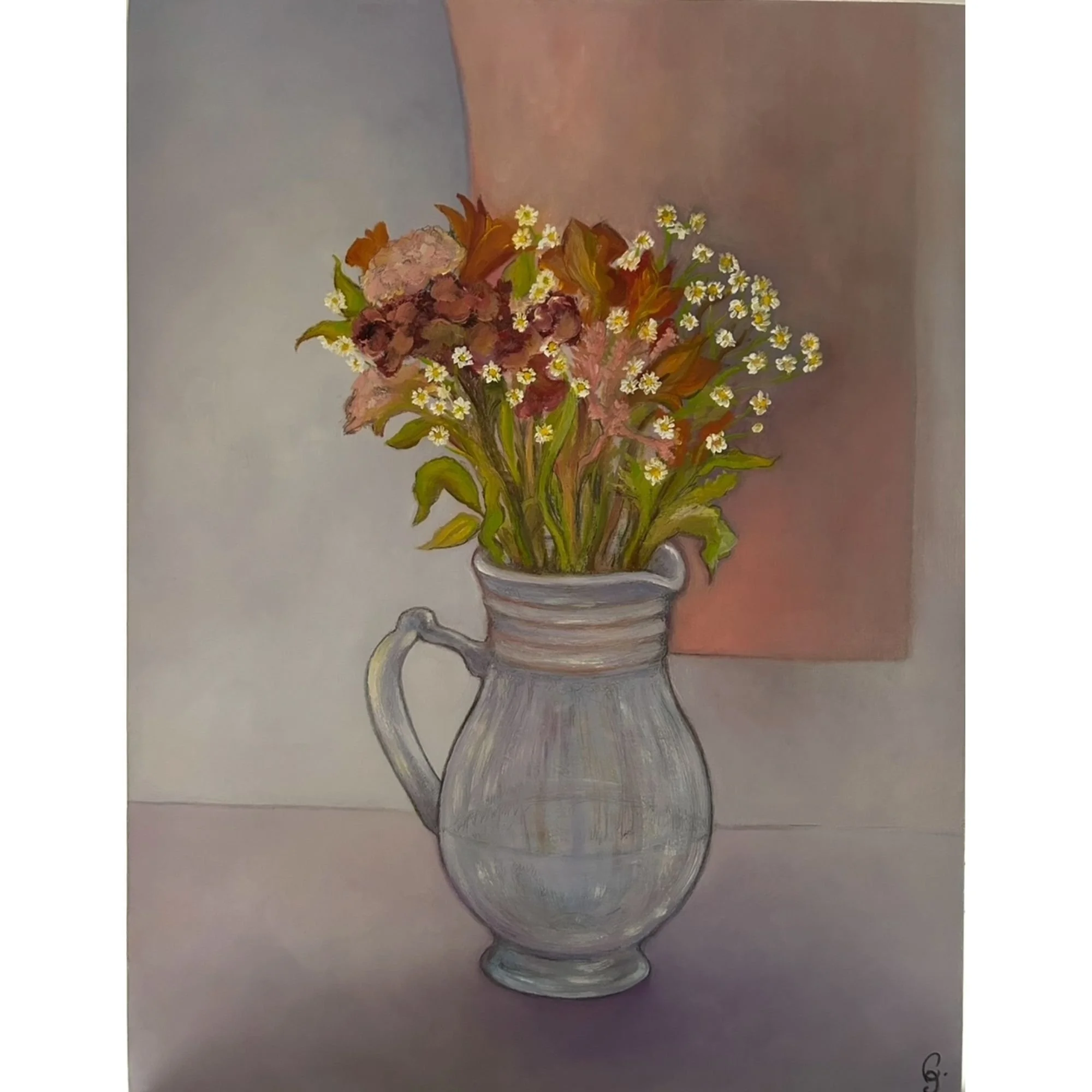 Merci pour les fleurs - 40x30cm