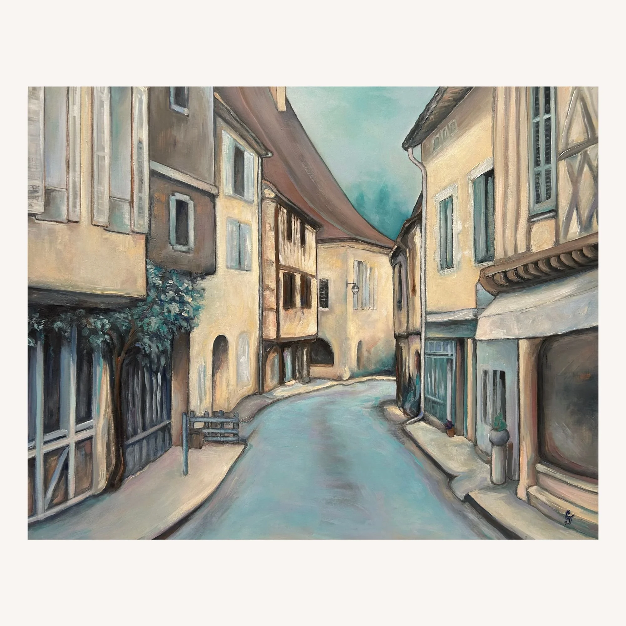 peinture issigeac petite cité de caractère