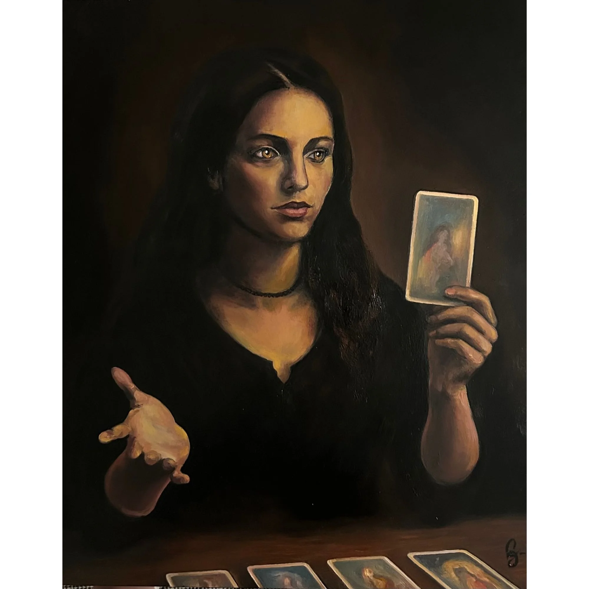 Trust the process : le tirage de cartes - 50x40cm