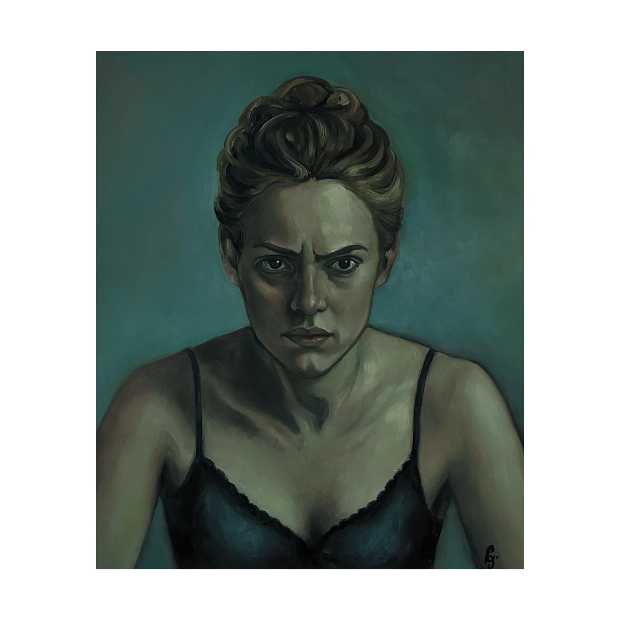 poster d'art de femme en colère art féministe